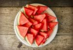 Seedless Watermelon Stock Photo