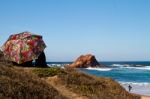 Beautiful Beach In Sagres Stock Photo