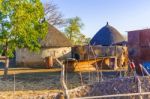 Village In Sudan Stock Photo