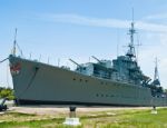 Maeklong Warship Stock Photo