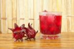 Roselle Juice Stock Photo