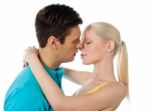 Young Romantic Couple Stock Photo