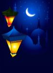 Ramadan Greeting Stock Photo