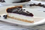 Blueberry Cheesecake Stock Photo