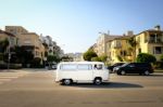 Riding In San Francisco Stock Photo