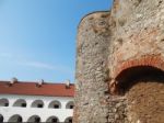 The Eleventh Century Castle On The Volcanic Mountain, Architecture And Elements  Stock Photo