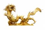 Golden Dragon Stock Photo