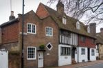 Ye Olde Lock Up And Windsor Cottage High Street East Grinstead Stock Photo