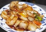 Chinese Seafood Dish Stock Photo