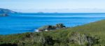 View Of Bruny Island Beach In The Late Afternoon Stock Photo