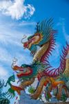 Dragon Chinese In Thailand Stock Photo