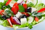 Greek Salad Stock Photo