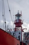 Lightship 2000 Moored In Cardiff Stock Photo