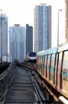 Sky Train Stock Photo