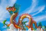 Dragon Chinese In Thailand Stock Photo