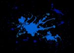 Fluorescent Splash Painting Stock Photo