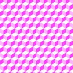 Pink Geometric Volume Seamless Pattern Background 001 Stock Photo