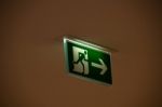 Emergency Exit Stock Photo