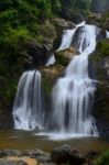 Krungching Waterfall Is Waterfall In Nakhonsithammarat,t Hailand Stock Photo