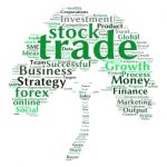 Business & Finance Related Word Cloud Background Stock Photo