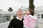 Happy Father And Daughter Stock Photo