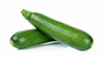 Zuchini Isolated On The White Background Stock Photo