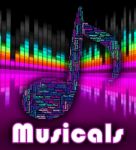 Musicals Music Shows Sound Track And Audio Stock Photo