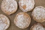 Flaky Bean Pastry Stock Photo