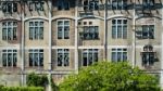 Old Factory Facade Stock Photo