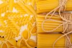 Bunch Of Italian Pasta Type Stock Photo