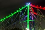 Story Bridge In Brisbane Stock Photo