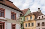 Sighisoara, Transylvania/romania - September 17 : Buildings In T Stock Photo