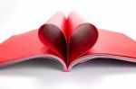 Heart Book Stock Photo