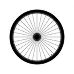 Bicycle Wheel Stock Photo