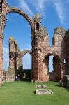 Lindisfarne Castle, Holy Island/northumberland - August 16 : Clo Stock Photo