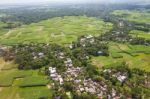 The Helicopter Shot From Dhaka, Bangladesh Stock Photo