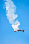 Aerostars Yak 50 Aerial Display At Biggin Hill Airshow Stock Photo