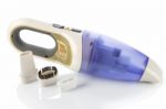 Hand Held Vacuum Cleaner Stock Photo