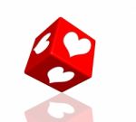 Love Dice Stock Photo