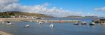 Boats In The Harbour At Lyme Regis Stock Photo