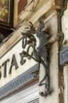 Dragon Emblem Outside A Shop In Venice Stock Photo