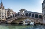 Rialto Bridge Venice Stock Photo