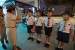 Student 9-10 Years Old, Teacher Award In Scouting, Scout Camp In Bangkok Thailand Stock Photo