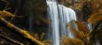 Russel Falls In Mount Field National Park Stock Photo