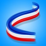 France Flag Indicates European Euro And French Stock Photo