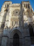 Facade Of The Cathedral Of St Andrew In Bordeaux Stock Photo