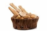 Fresh Assortment Of Baked Bread Varieties Stock Photo