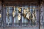 Dried Fish At Dae Jang Geum Park Or Korean Historical Drama In South Korea Stock Photo