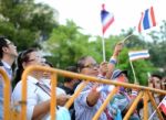 Bangkok - November 11, 2013 : The Protest Against The Amnesty Bi Stock Photo