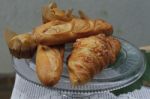 Fresh Croissants Stock Photo